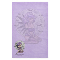 Purple Moon Sprite Fairy Stationery