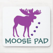 Purple MOOSE Pad mousepads by msmoose Purple MOOSE Pad mousepads