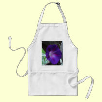 Purple Morning Glory aprons