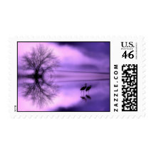 Purple Morning Stamp