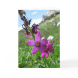 Purple Mountain Wildflower Note Card Purple Mountain Wildflower Note Card