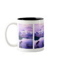 "Purple Mountains Majesty" Moose Watercolor mugs