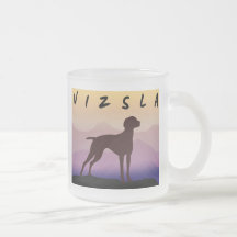 Purple Mountains Vizsla Coffee Mugs