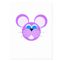 purple mouse postcards
