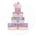 PURPLE MULTI CAKE STICKER