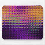 Purple Multi Glass Tile Squares Mousepads