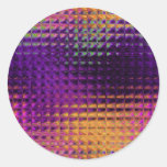 Purple Multi Glass Tile Squares Stickers