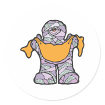 purple mummy  stickers