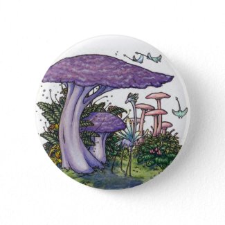 Purple mushroom button button