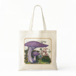 Purple mushrooms bag