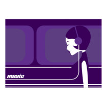 purple music lounge posters