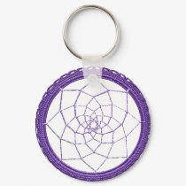 Purple Native American Dream Catcher
