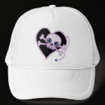 Purple Neon Skull hats