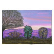 Purple Nevada Sunset American Mojo Placemats