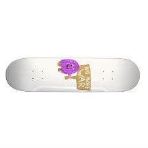 Purple No more war Skate Decks