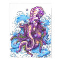 purple octopus posters by dsilva purple octopus posters