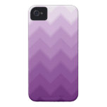 Purple Ombre Chevron Pattern Case-Mate iPhone 4 Case