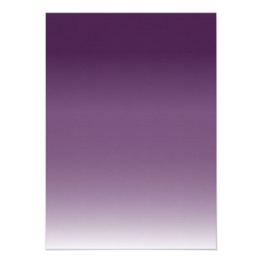 Purple Ombré Palm Trees Beach Wedding Personalized Invitations