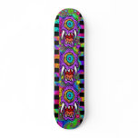 Purple One Eyed Monster Skateboard Deck