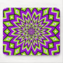 Purple Optical Illusion Mousepad