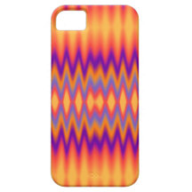Purple Orange Zigzags iPhone 5 Cases