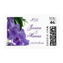 Purple Orchid Beauty Stamps