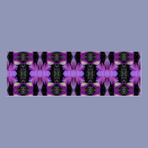 Purple orchid kaleidoscope - Bookmark business cards