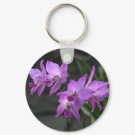 Purple Orchid Keychain keychain