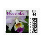 Purple Orchid • November Wedding Stamp