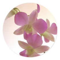 Purple Orchid Stickers by perfectpostage Purple Orchid Stickers