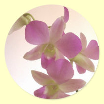 Purple Orchid Stickers stickers