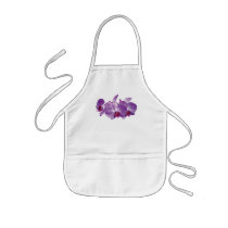 Purple Orchid Trio Apron