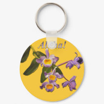 Purple Orchids - Aloha Keychains