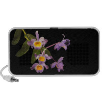 Purple Orchids Iphone Speakers