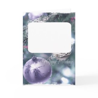 Purple Ornament card