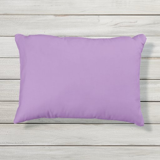 Purple Outdoor Accent Pillow 16" x 12" Zazzle