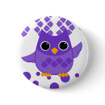 Purple Owl Pin