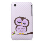 Purple Owl Case for iPhone 3 iPhone 3 Case