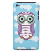 Purple Owl Cloud iPod Touch Case