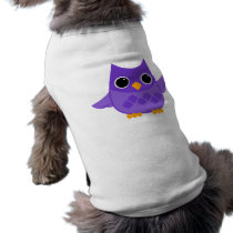 Purple Owl Dog Clothing