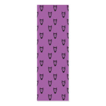 Purple owl pattern business card templates