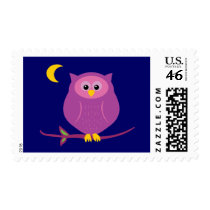 Purple Owl Stamp