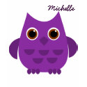 Purple Owl t-shirts by candystore Purple Owl t-shirts