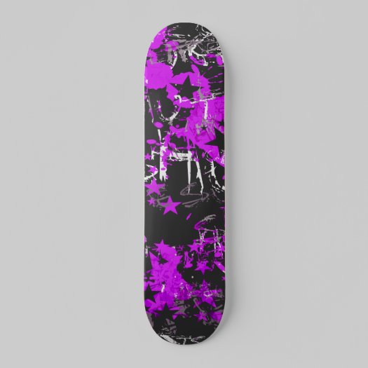 Purple Paint Splatter skateboards