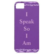 Purple Paint Strokes iPhone 5 Case
