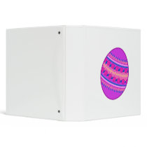 Purple Painted Egg Binders