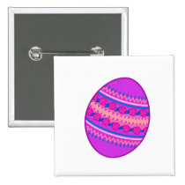 Purple Painted Egg buttons
