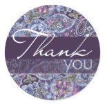 Purple Paisley Envelope Seal