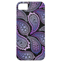 Iphoneaztec Case on Purple Paisley Iphone 5 Case Iphone 5 Cover