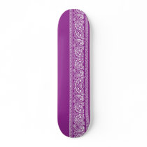 Purple Paisley Skateboard Pro